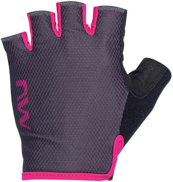 Northwave Active Woman Short Finger Glove - Dark Grey/Pink S