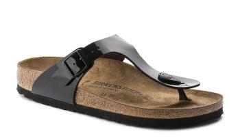 Birkenstock Gizeh BF Patent Black Regular Fit černé 43661