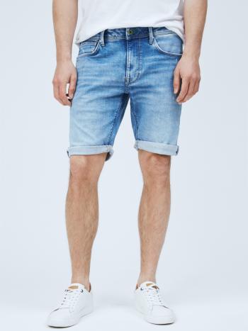 Pepe Jeans pánské modré džínové šortky Stanley - 30 (000)