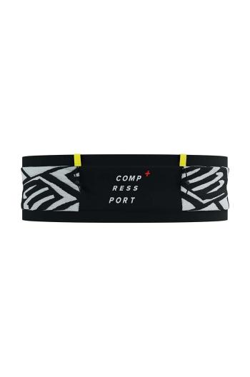 Běžecký pás Compressport Free Belt Pro černá barva, CU00011B