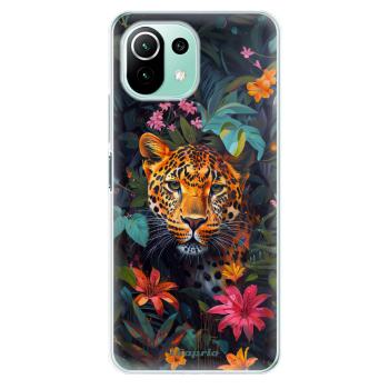 Odolné silikonové pouzdro iSaprio - Flower Jaguar - Xiaomi Mi 11 Lite