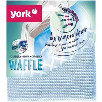 YORK utěrka z mikrovlákna na okna waffle 1 ks (5903355124771)