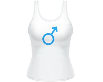 Dámské tílko Tank Top Muž pohlaví symbol