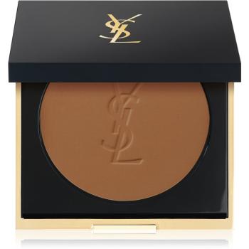 Yves Saint Laurent Encre de Peau All Hours Setting Powder kompaktní pudr pro matný vzhled odstín B80 Chocolat 8.5 g