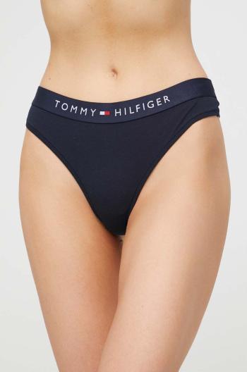 Tanga Tommy Hilfiger tmavomodrá barva, UW0UW04146