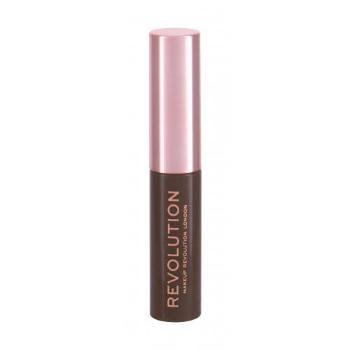 Makeup Revolution London Brow Gel 6 ml gel a pomáda na obočí pro ženy Ash Brown