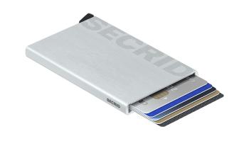 Secrid Cardprotector Laser Logo Brushed silver šedé CLa-Logo-brushed-Silver