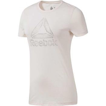 Reebok OPP DELTA TEE Dámské tričko, béžová, velikost XL