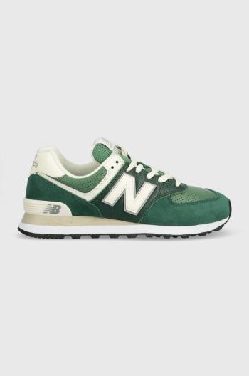 Sneakers boty New Balance U574fg2 zelená barva