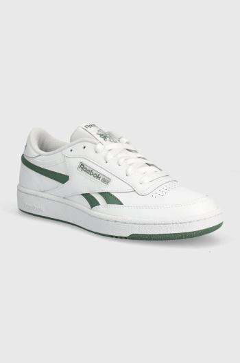 Kožené sneakers boty Reebok Classic Club C bílá barva, 100074230