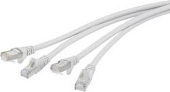 Duplexní síťový kabel RJ45 Renkforce RF-4288938, CAT 6A, S/FTP, 3.00 m, šedá