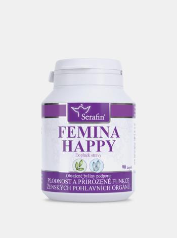 Přírodní kapsle Serafin - Femina happy (90 kapslí)