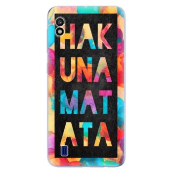 Odolné silikonové pouzdro iSaprio - Hakuna Matata 01 - Samsung Galaxy A10