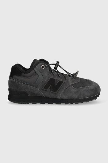 Sneakers boty New Balance GV574HB1 černá barva