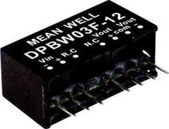 DC/DC měnič napětí, modul Mean Well DPBW03G-05, 300 mA, 3 W, Počet výstupů 2 x