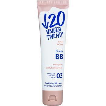 Under Twenty ANTI! ACNE matující BB krém SPF 10 odstín 02 Natural 60 ml