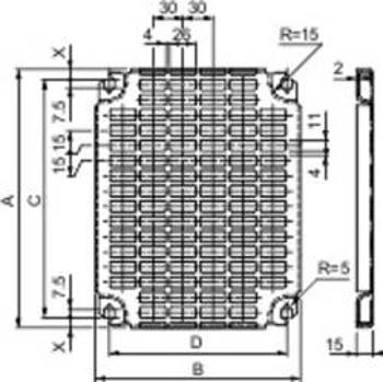 Montážní deska Schneider Electric NSYMR54, (d x š) 500 mm x 400 mm, 1 ks