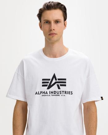 Alpha Industries Basic Triko Bílá