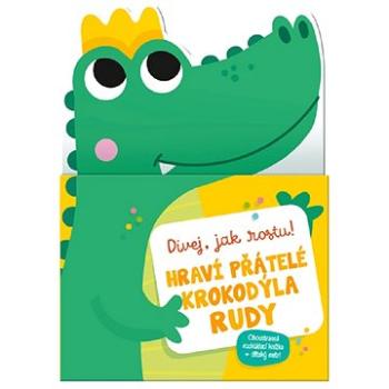 Hraví přátelé krokodýla Rudy: Oboustranná rozkládací knížka + dětský metr! (9789464223231)