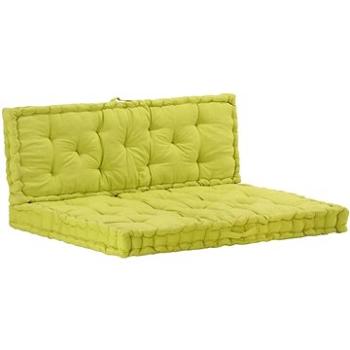 Podušky na nábytek z palet 2 ks bavlna zelené 3053640 (3053640)
