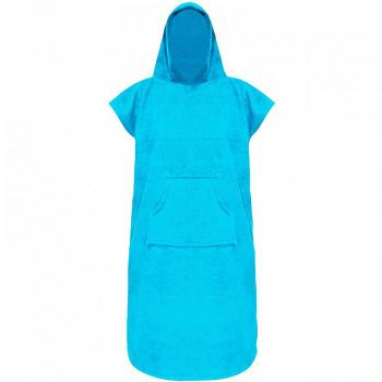 Ručníkové pončo Agama Poncho Extra Dry  azurová  L/XL