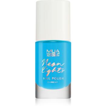 MUA Makeup Academy Neon Lights neonový lak na nehty odstín Current 8 ml