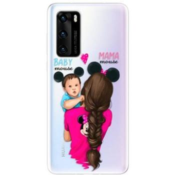 iSaprio Mama Mouse Brunette and Boy pro Huawei P40 (mmbruboy-TPU3_P40)
