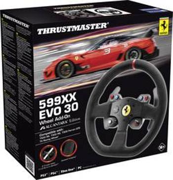 Příslušenství k volantu Thrustmaster 599XX EVO 30 Alcantara Edition Xbox One, PlayStation 3, PlayStation 4, PC černá