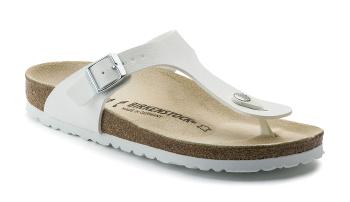 Birkenstock Gizeh BF White Narrow Fit bílé 43733