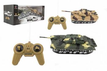 Tank RC 2ks 25cm plast tanková bitva