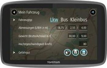 TomTom TT GO Professional 6250 navigace pro nákladní automobily 15 cm 6 palec pro Evropu