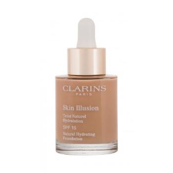 Clarins Skin Illusion Natural Hydrating SPF15 30 ml make-up pro ženy 112 Amber na všechny typy pleti; na rozjasnění pleti; na dehydratovanou pleť