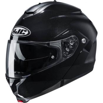 Výklopná moto přilba HJC C91 Metal Black Velikost XL (61-62)