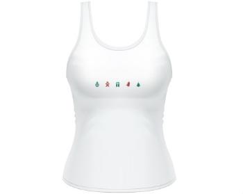 Dámské tílko Tank Top symboly vánoc