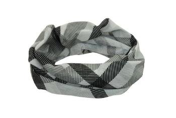 Sportovní šátek SULOV, šedo-černý