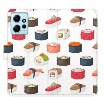 Flipové pouzdro iSaprio - Sushi Pattern 02 - Xiaomi Redmi Note 12 5G