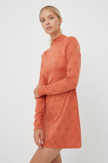 Šaty Billabong oranžová barva, mini