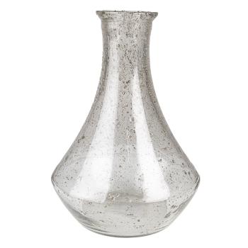Skleněná transparentní foukaná váza Sandy - Ø  22*30 cm 6GL4268