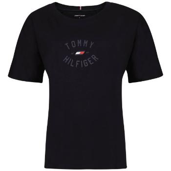 Tommy Hilfiger RELAXED TH GRAPHIC TEE Dámské tričko, tmavě modrá, velikost M