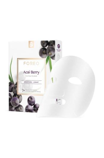 Zpevňující maska na pleť se známkami stárnutí FOREO Farm To Face Sheet Mask 3-pack