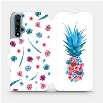 Flipové pouzdro na mobil Huawei Nova 5T - MR03S Květinový ananas (5903516056552)