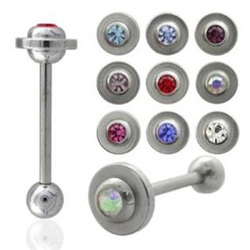 Šperky4U Piercing do jazyka - PJ01190-LB