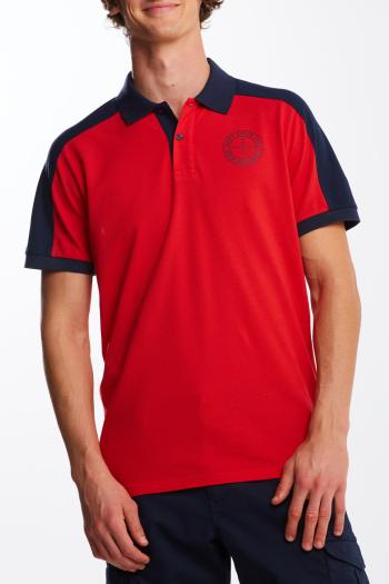 POLOKOŠILE GANT D1. NAUTICAL PIQUE SS RUGGER červená XXXL