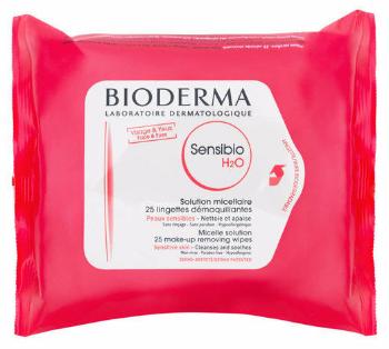 Bioderma Sensibio H2O Micelární ubrousky 25 ks