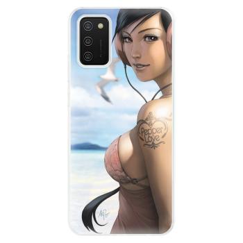 Odolné silikonové pouzdro iSaprio - Girl 02 - Samsung Galaxy A02s