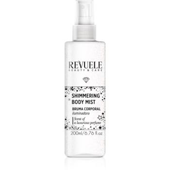 Revuele Shimmering Body Mist rozjasňující mlha na tělo odstín Silver 200 ml