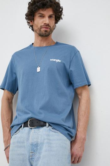 Bavlněné tričko Wrangler   2-pack s potiskem