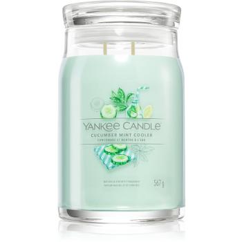 Yankee Candle Cucumber Mint Cooler vonná svíčka Signature 567 g