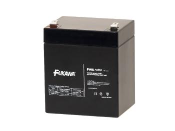 FUKAWA akumulátor FW 5-12 U (12V; 5Ah; faston F2-6,3mm; životnost 5let)