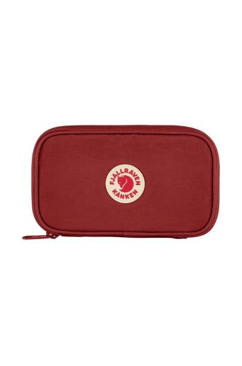 Peněženka Fjallraven Kanken Travel Wallet vínová barva, F23781.326